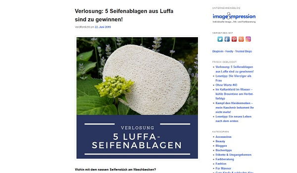 Gewinnspiel Meyrose verlost 5 Seifenablagen aus Luffa