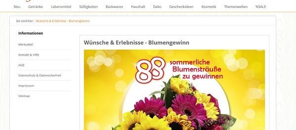 Jungborn Gewinnspiel 88 sommerliche Blumensträuße
