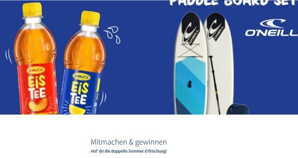 Karstadt Lebensmittel Gewinnspiel O´Neil SUP Board