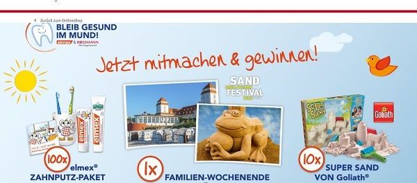 Rossmann Gewinnspiel Rügen Familienreise und Super Sand für Kinder