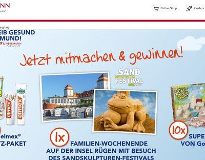 Rossmann Gewinnspiel Rügen Familienreise und Super Sand für Kinder