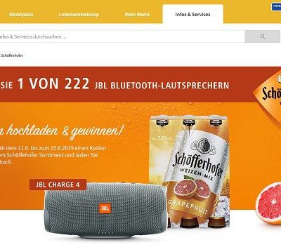 real Gewinnspiel Schöfferhofer verlost 222 JBL Bluetooth-Lautsprecher