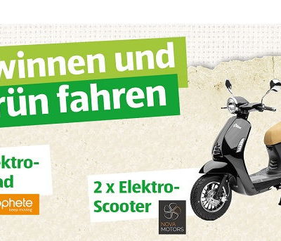 Aldi Süd Gewinnspiel Elektroscooter und E-Bikes