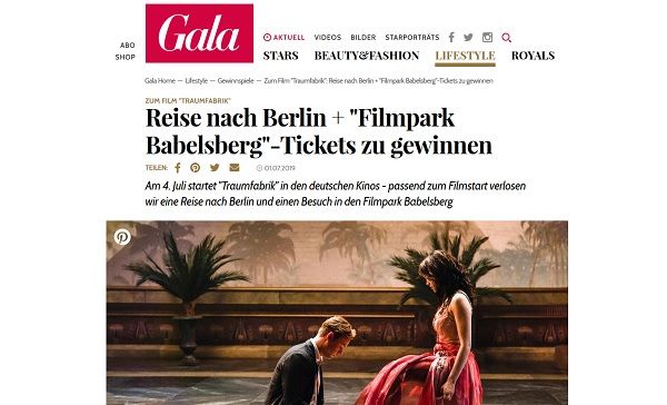 Berlin Reise Gewinnspiel Gala Traumfabrik Verlosung