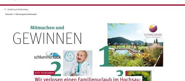 Familienurlaub Gewinnspiel Rossmann Elternmagazin