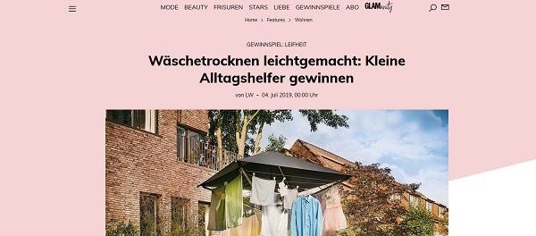 Glamour Magazin Gewinnspiele Leifheit Wäsche-Sets