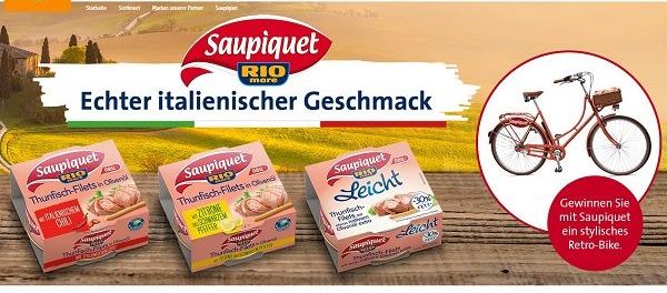 Globus Gewinnspiel Saupiquet verlost RetroFahrräder