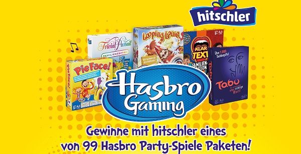 Hitschler Gewinnspiel 99 Hasbro Party-Spiele Pakete