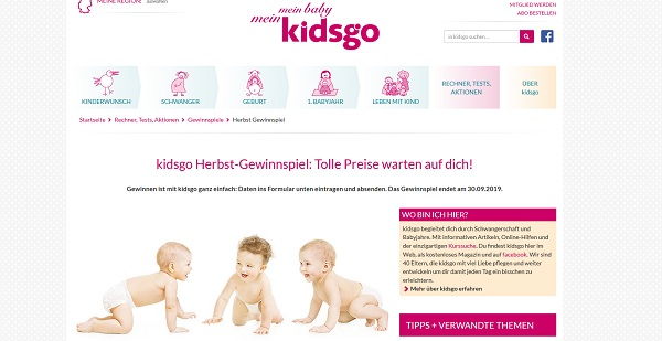 Kidsgo Herbst-Gewinnspiel Leggero Vento R pure Fahrradanhänger