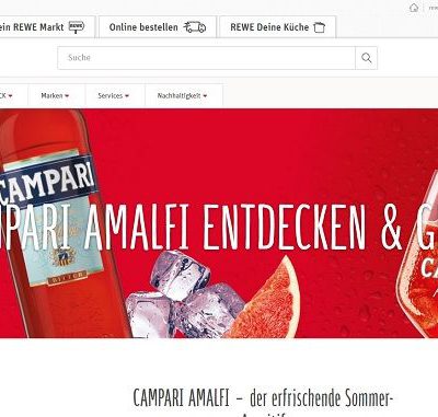 REWE Gewinnspiel Campari Amalfi Flaschenkühler Verlosung