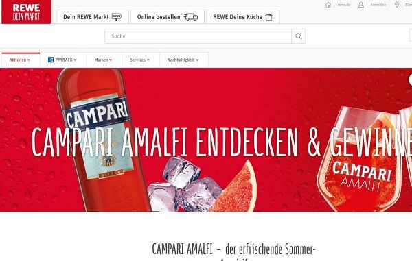 REWE Gewinnspiel Campari Amalfi Flaschenkühler Verlosung