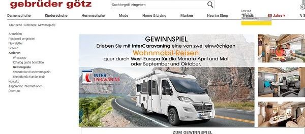 Wohnmobil Urlaub Gewinnspiel Gebrüder Götz 2 Reisen gewinnen