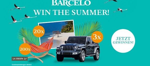 Barcelo Sommer-Gewinnspiel Autos und Reisen gewinnen