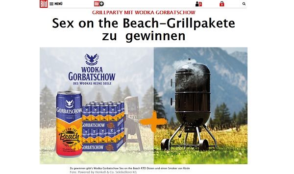 Bild.de Gewinnspiel Wodka Gorbatschow Grillpakete