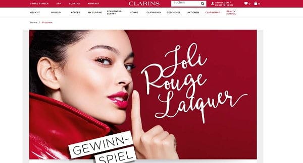 Clarins Gewinnspiele 200 Lippenstift in Wunschfarbe