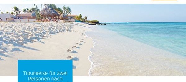 KLM Gewinnspiel Aruba Traumreise für 2 Personen gewinnen