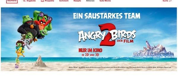 Kaufland Gewinnspiele Private Kinovorstellung Angry Birds 2