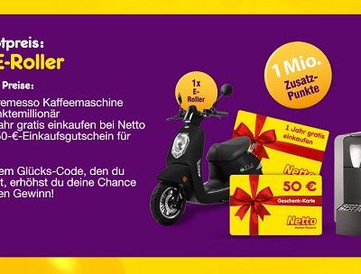 Netto Deutschland Card Gewinnspiel Motorroller und Vieles mehr