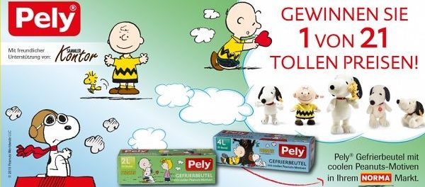 Pely Gewinnspiel limitierte Steiff Peanuts Plüschfiguren