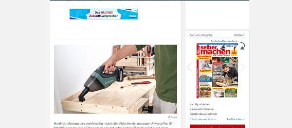 Selber Machen Gewinnspiel Bosch Akku-Handstaubsauger