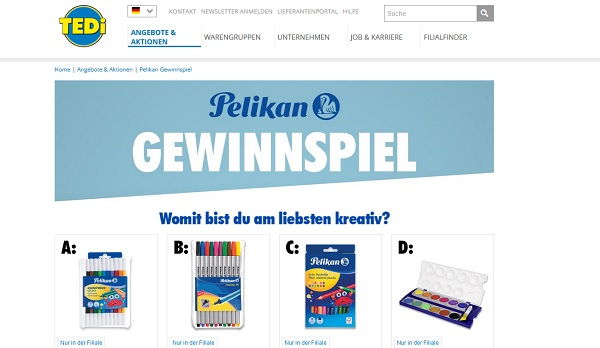 TEDi und Pelikan Gewinnspiel Freizeitpark Eintrittskarten Verlosung