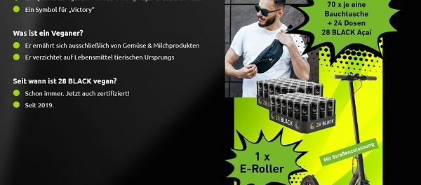 28Black Energy Gewinnspiel E-Scooter mit Straßenzulassung