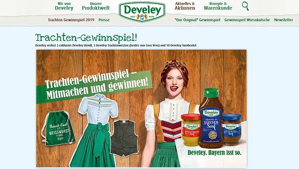 Devely Trachten Gewinnspiel  Dirndl und Westen gewinnen