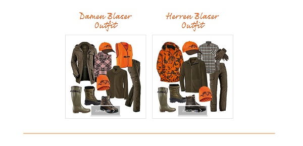 Frankonia Gewinnspiel Drückjagd Herren und Damen Outfits