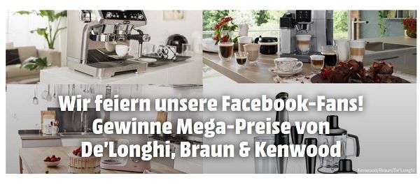 Koch Mit Gewinnspiel hochwertige Küchenmaschine und Kaffeevollautomat