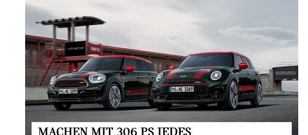 Mini Auto-Gewinnspiel 6 Monate Mini kostenlos fahren