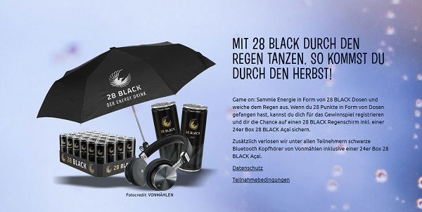 28black Gewinnspiel Bluetooth Kopfhörer von Vonmählen