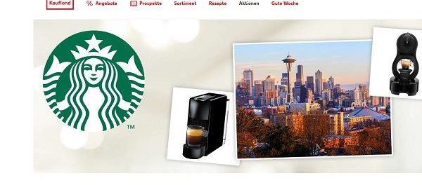 Kaufland und Starbucks Gewinnspiel Seatle Reise und Kaffeemaschinen