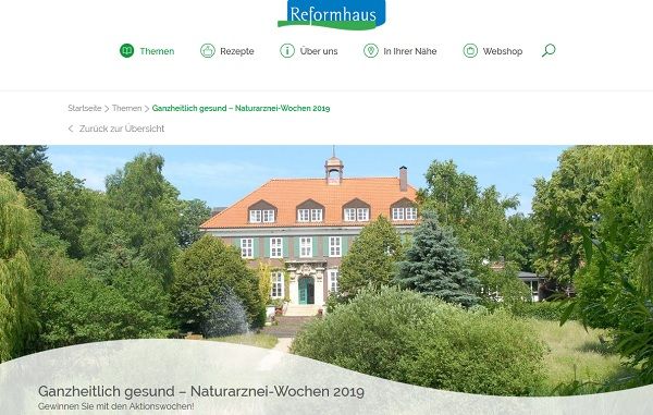 Reformhaus Gewinnspiel Ostsee Urlaub zu Zweit