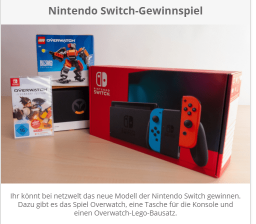 1x Nintendo Switch-Bundle mit Netzwelt gewinnen!