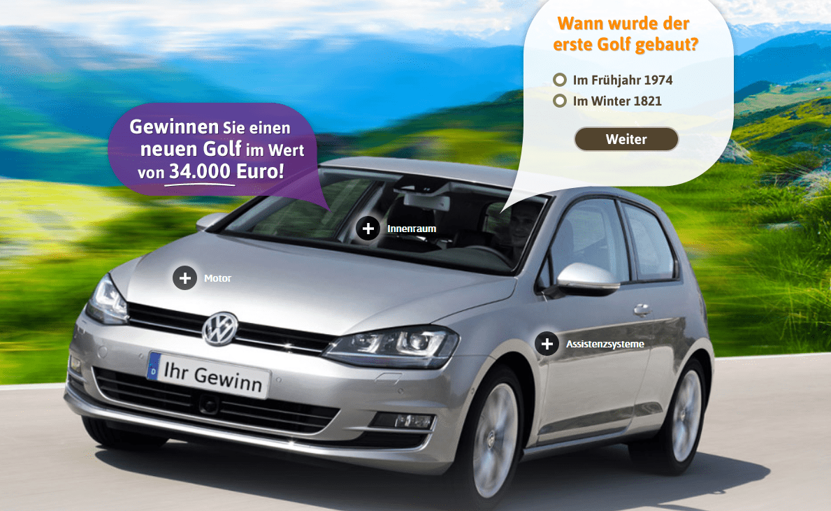 Auto Gewinnspiel: Golf GS im Wert von 34.000€ gewinnen!