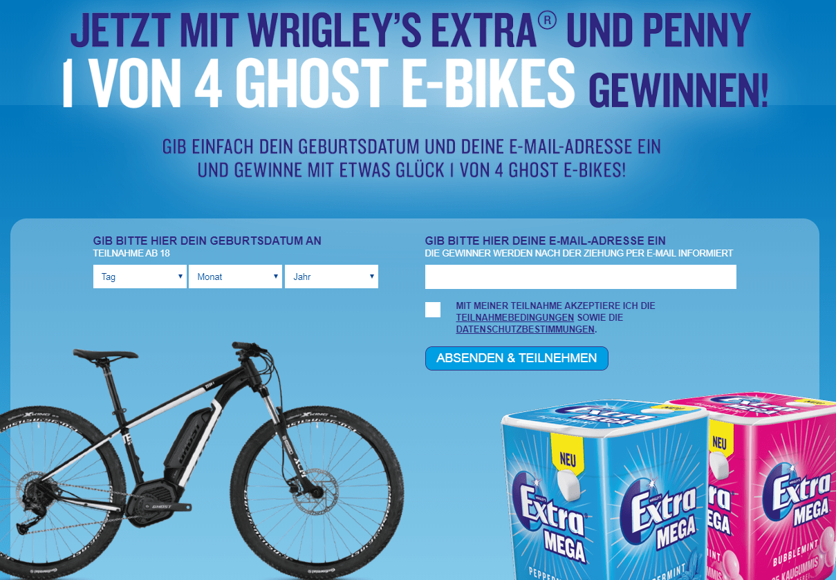 Fahrrad Gewinnspiel: 1 von 4 Ghost E-Bikes gewinnen!