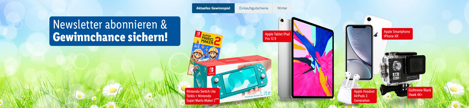 Lidl Gewinnspiel: Apple iPad, Nintendo Switch und weitere Preise zu gewinnen