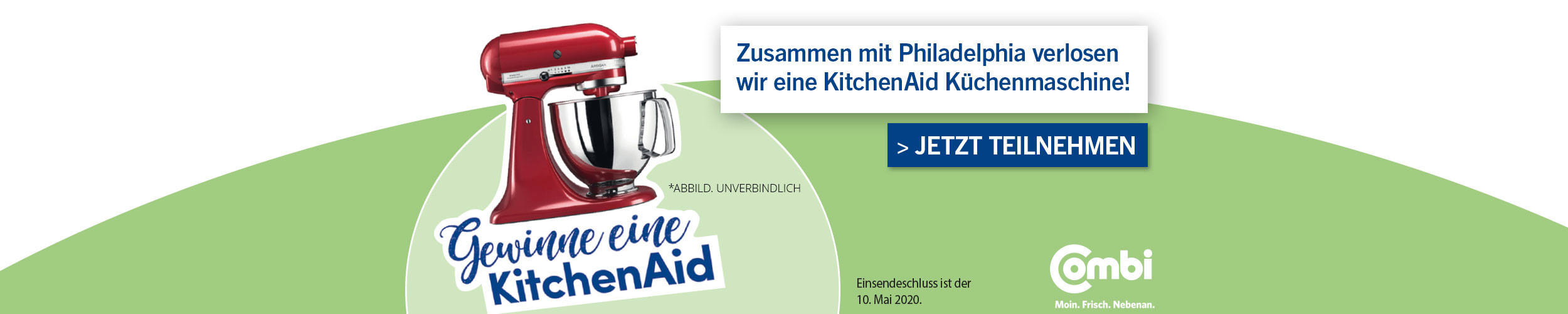 Combi und Philadelphia Gewinnspiel: KitchenAid Küchenmaschine gewinnen