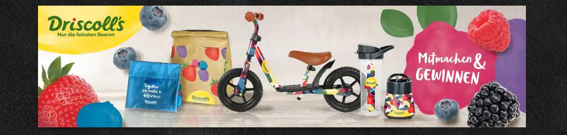 EDEKA Gewinnspiel: ein Smoothie-Mixer, Kinder-Laufrad und weitere Preise zu gewinnen
