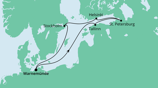 Crucero Gewinnspiel: 7-tägige Ostsee-Reise mit AIDA zu gewinnen