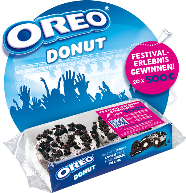 OREO Donut/Muffin Gewinnspiel: 500€ Bargeld zu gewinnen