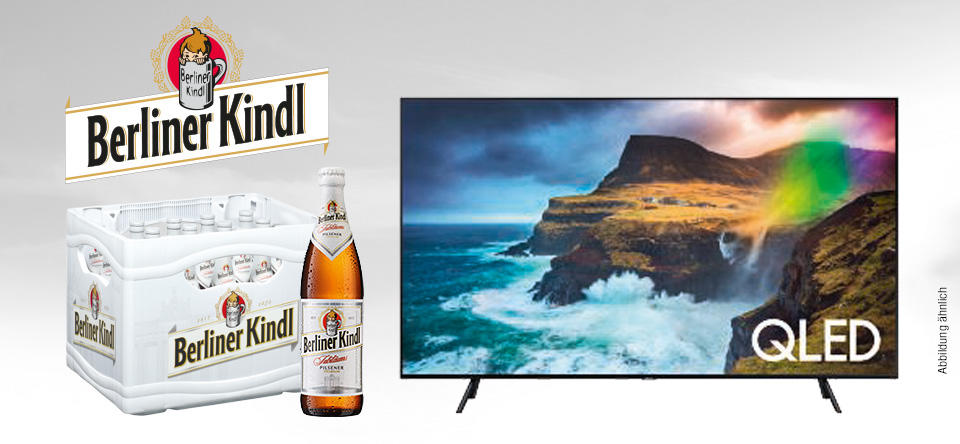 Getränke Hoffmann Gewinnspiel: Samsung 4K QLED Fernseher zu gewinnen