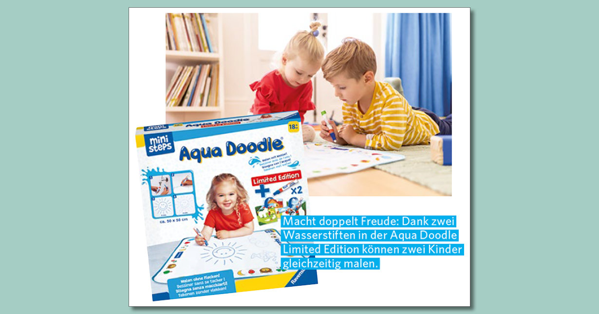 Combi Gewinnspiel: Ravensburger Aqua Doodle Set zu gewinnen