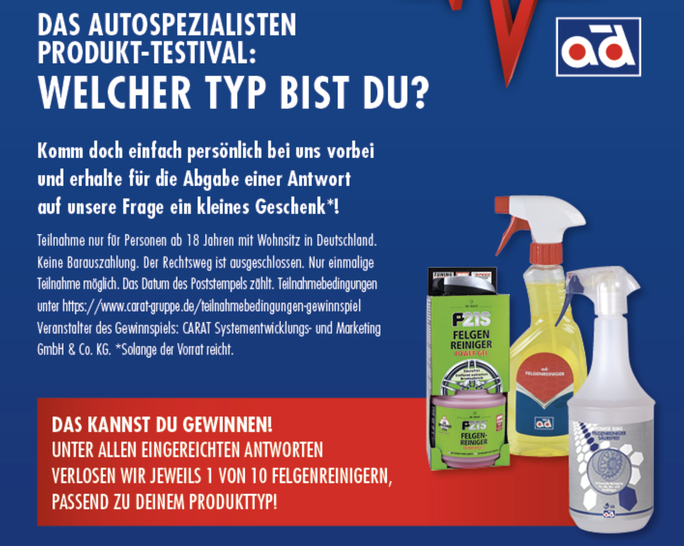 DIE AUTOSPEZIALISTEN Gewinnspiel: Felgenreiniger-Produkte zu gewinnen