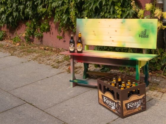 TV MOVIE Gewinnspiel: Kozel DIY-Bierbank zu gewinnen