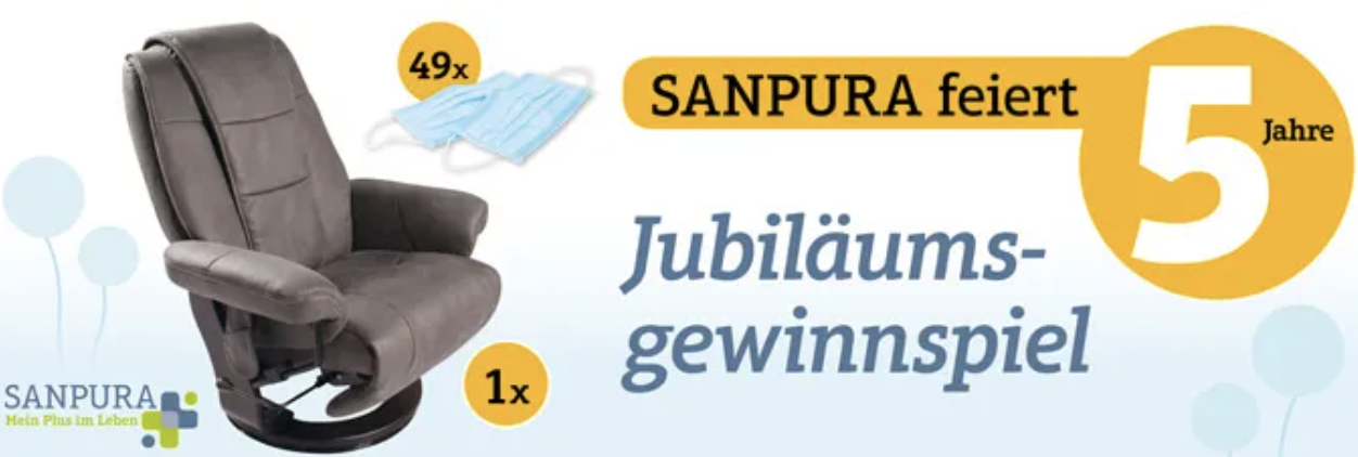 Sanpura Gewinnspiel: Relax-Massagesessel zu gewinnen