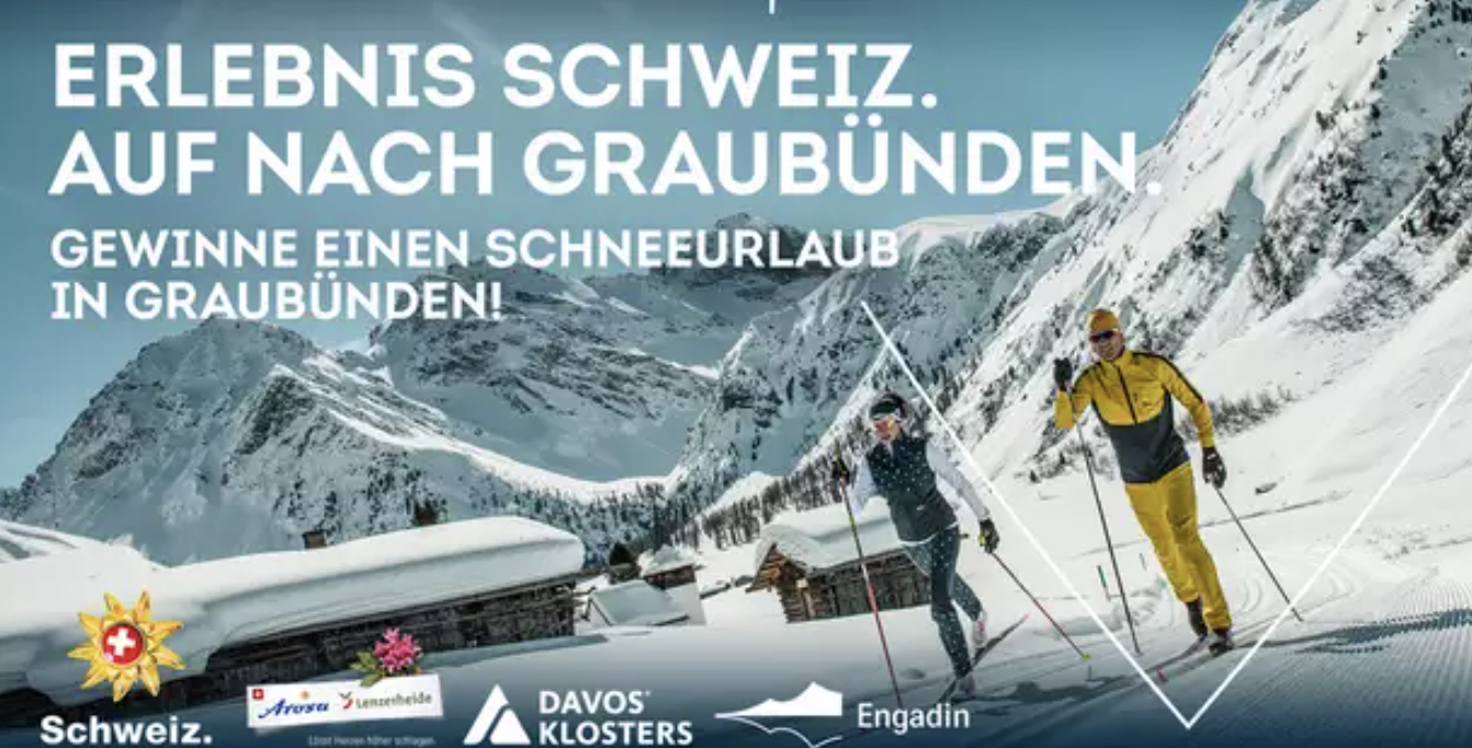 SportScheck Gewinnspiel: 6 Tage Winterurlaub in der Schweiz zu gewinnen