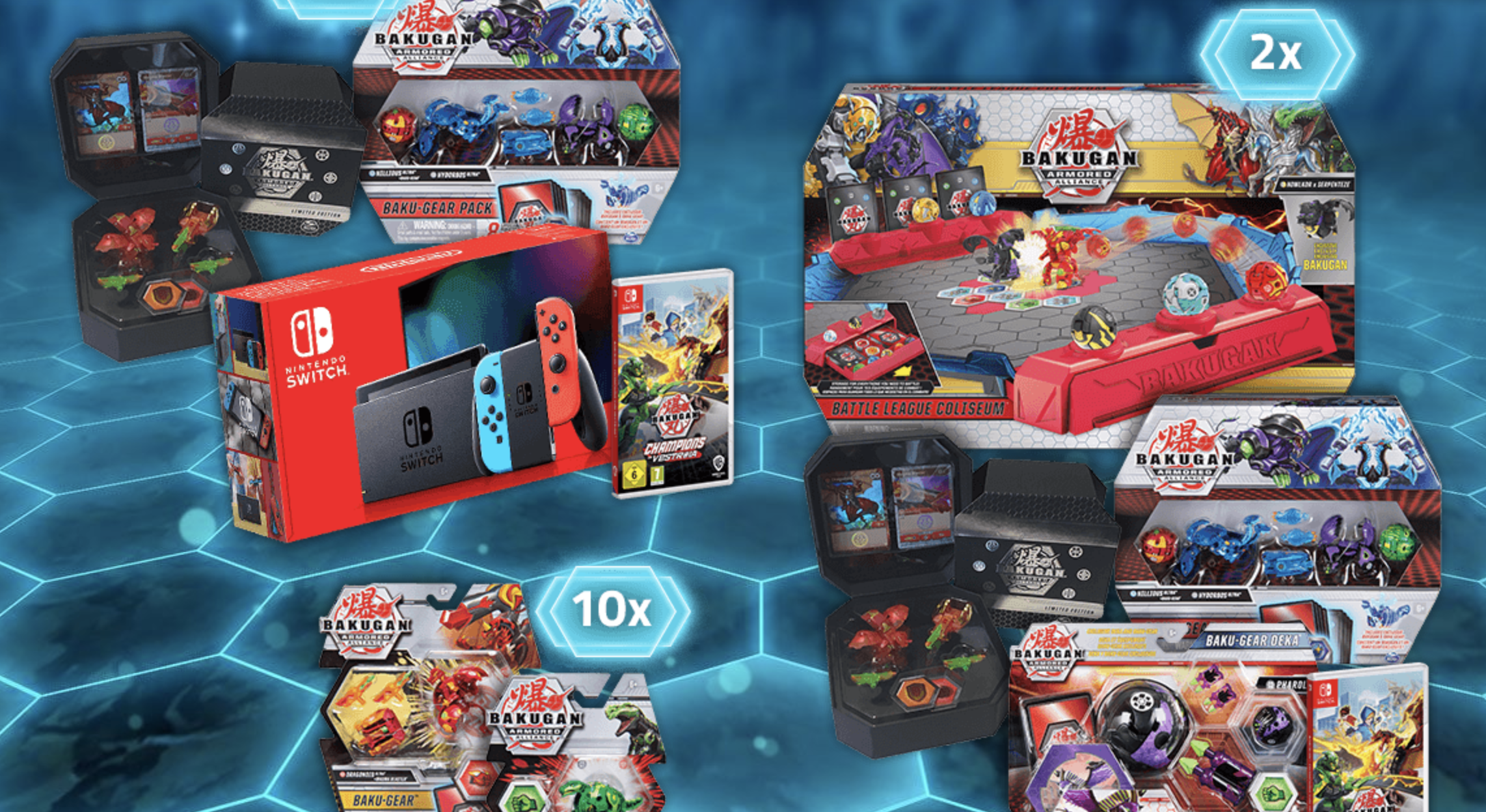 TOGGO Gewinnspiel: Nintendo Switch & Bakugan-Pakete zu gewinnen