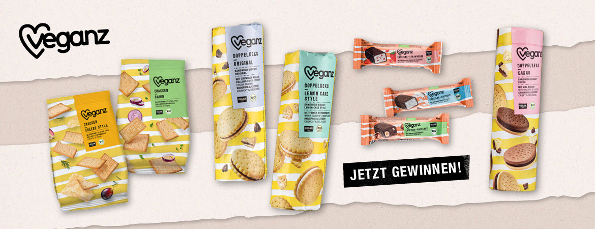 Müller Gewinnspiel: Veganz Produktpaket zu gewinnen