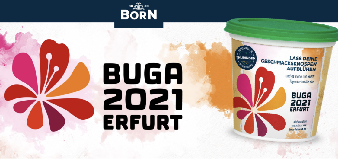 BORN Senf & Feinkost Gewinnspiel: Tickets für BUGA 2021 zu gewinnen